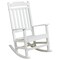 Merrick Lane Hillford Poly Resin Indoor/Outdoor Rocking Chair